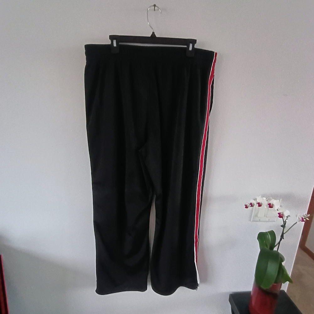 Urban Pipeline Black Red Track Pants Athletic Logo Streetwear Men’s - Picture 4 of 10